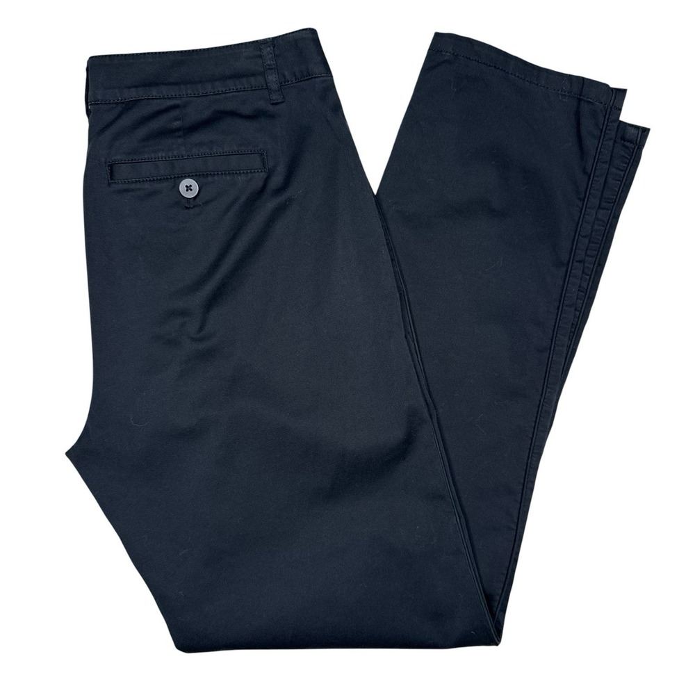 J. Jill Pants Black 6 Live in Chino Straight Stretch Low‎ Rise Trouser Slacks
